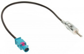 Incar ANT-1 ISO антен переходник VW,Audi,Opel,Skoda,Peugeot,Renault,Lada прямой длинный