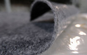 Карпет светло-серый листовой (1*1,5), с клеевым слоем, StP