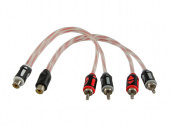 AURA RCA-AY10 MKII  Y-коннектор (1мама/2папы/Витая пара)