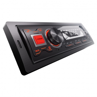 Автомагнитола Aura Fireball-103BT (USB, BT, красная подсветка) фото 2 Автомагнитола Aura Fireball-103BT (USB, BT, красная подсветка) фото 2