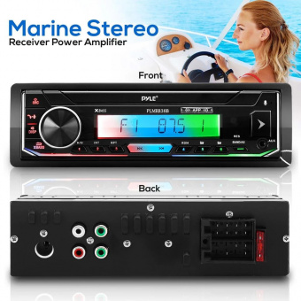Магнитола морская PYLE MARINE PLMRB38B фото 2 Магнитола морская PYLE MARINE PLMRB38B фото 2