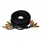 KICX RCA-44-5-SS кабель межблочный 4RCA-4RCA, 5м.