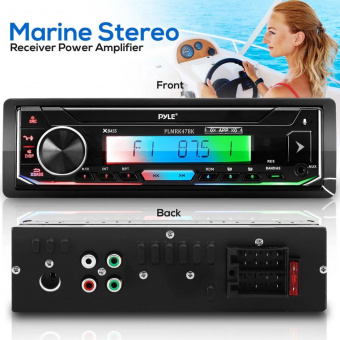 Магнитола морская PYLE MARINE PLMRK47BK фото 2 Магнитола морская PYLE MARINE PLMRK47BK фото 2