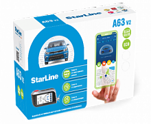 Автосигнализация StarLine A63 V2 2CAN+2LIN ECO (без автозапуска)