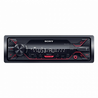 Автомагнитола Sony DSX-A110U (USB, 1RCA, FLAC, Красная подсветка)