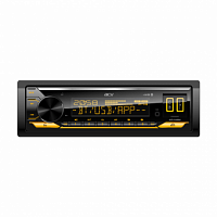 Автомагнитола ACV AVS-948BM (24V, мультицвет, BT, 2USB, Charge, SD, FM, AUX, MP3, 4*45, фикс.панель)