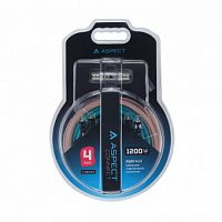 Комплект проводов для 4-канального усилителя ASPECT-AWK-4.4 (ССА, 4AWG, 4RCA-4RCA)
