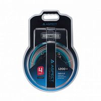 Комплект проводов для 2-канального усилителя ASPECT-AWK-4.2 (ССА, 4AWG, 2RCA-2RCA)