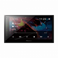 Автомагнитола 2DIN PIONEER DMH-A345BT (6.8", USB, AUX, BT,мдублирование экрана смартфона)